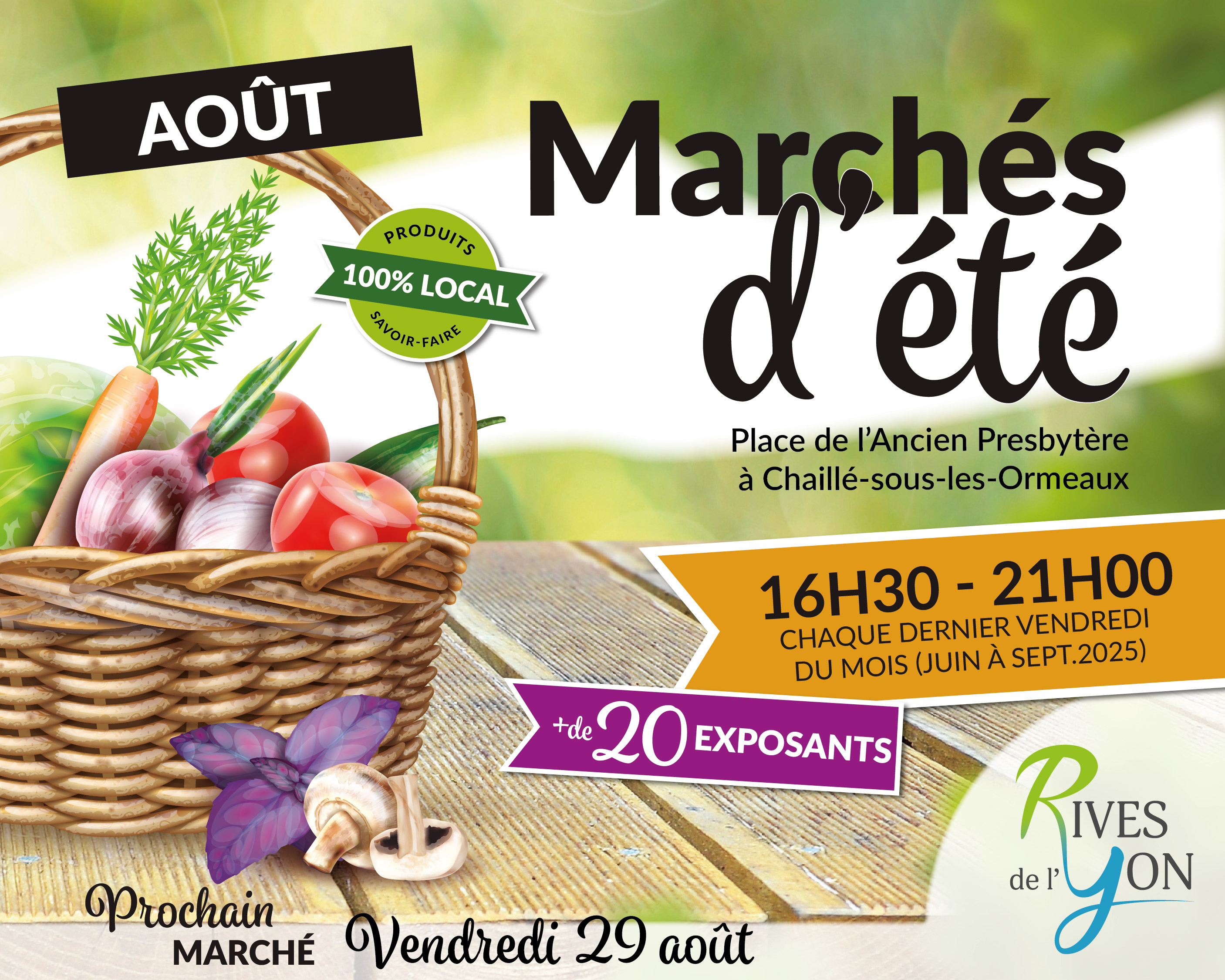 Le 29 août à Chaillé sous les ormeaux